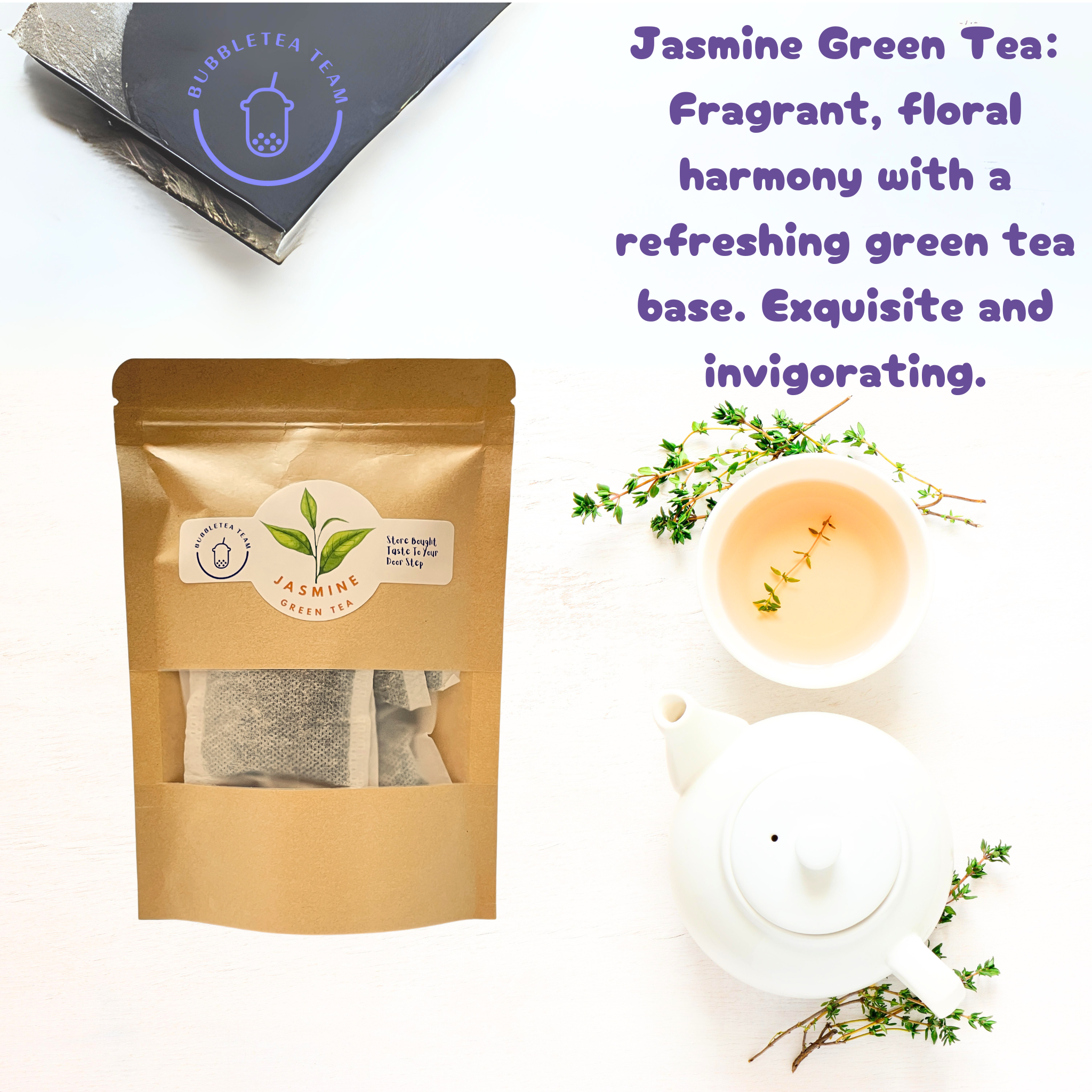 Jasmine Green Tea - Bubble Tea Team