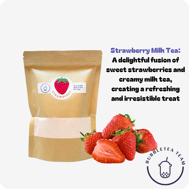 Strawberry Powder Mix 400g - Bubble Tea Team